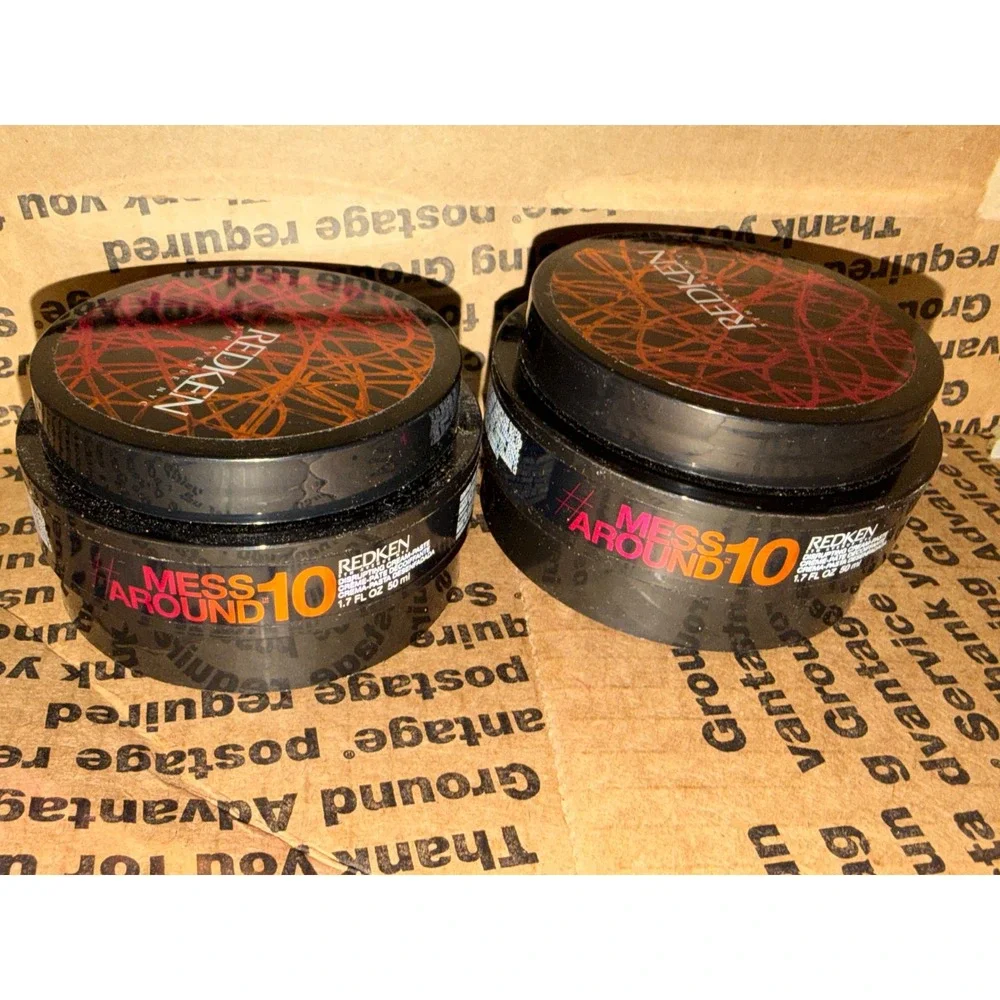 Redken Mess Around 10 Styling Paste Hair Wax 1.7 Fl Oz Set of 2 For Women